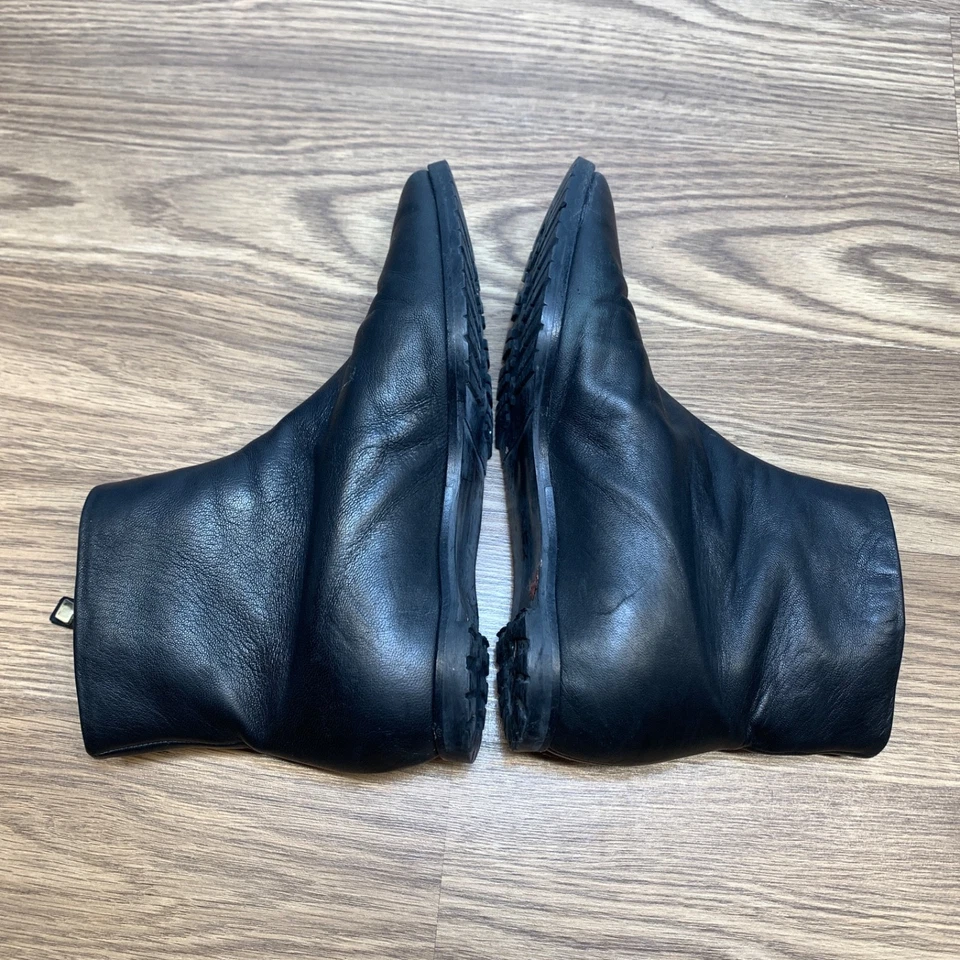 Botines Claudia Ciuti Italia de cuero negro con cremallera lateral para mujer talla 37 Foto 3 de 4