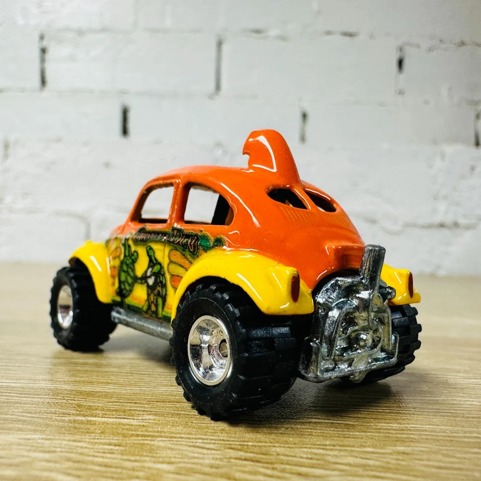 VW Volkswagen Baja Bug Beetle Orange Yellow The Grateful Dead Premium Real Rider - Image 4 of 4