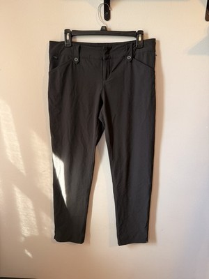 Lole Black Hiking Camping Pants Size 10 4-Way Stretch Quick Dry UPF 50