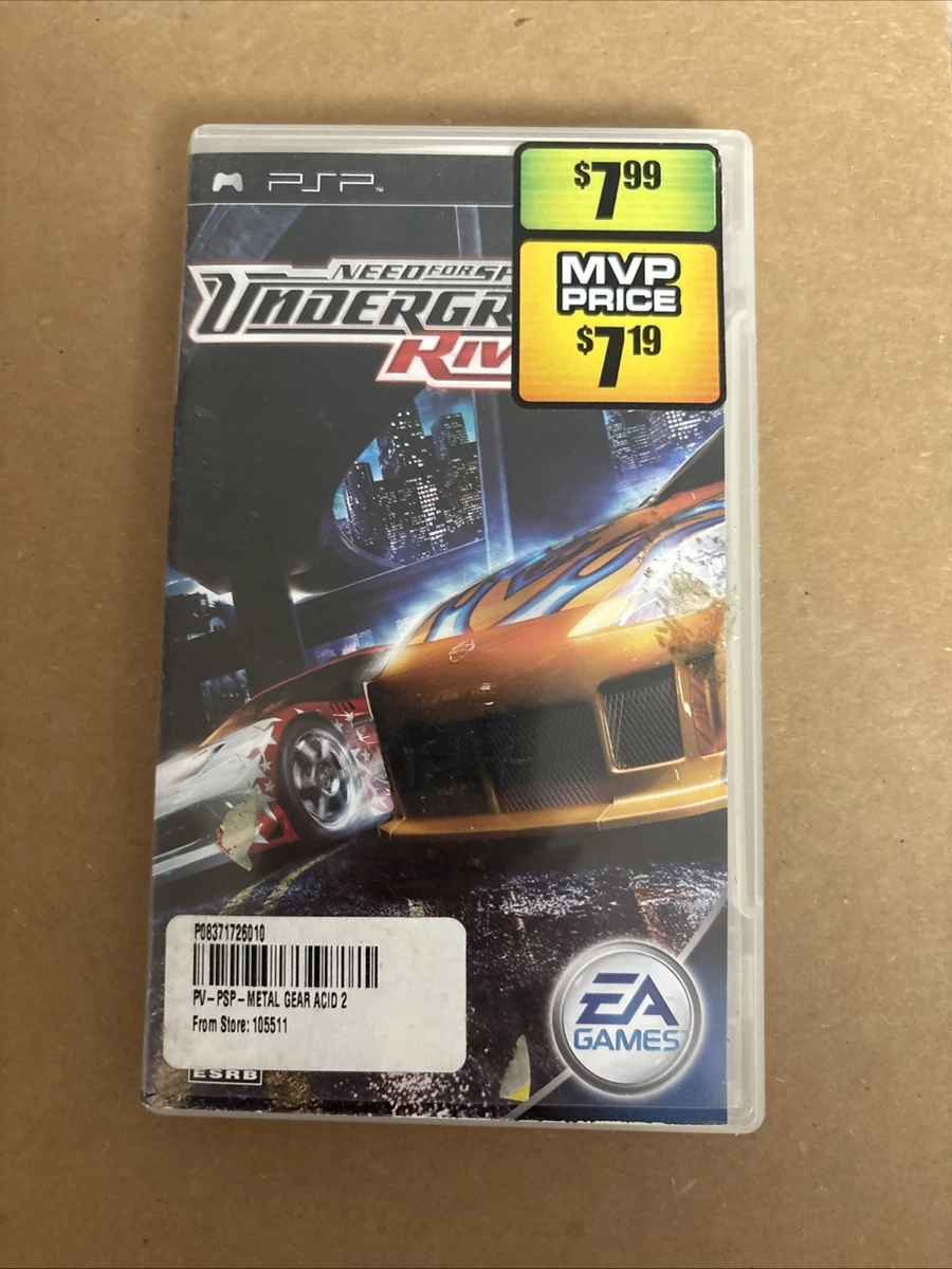 Sony PSP Need for Speed: Underground-Rivals 2005 Video Games for