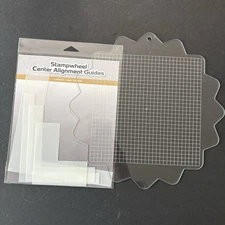 Altenew Stampwheel Center Alignment Guides & Square Grid Flip Clear Plate Replac