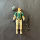 1985 HASBRO GI JOE CRANKCASE v1 AWE STRIKER FIGURE 100% COMPLETE TIGHT EX