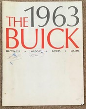 BUICK RANGE Canadian Large Format Car Sales Brochure 1963 #GM-135 9/62 LESABRE++