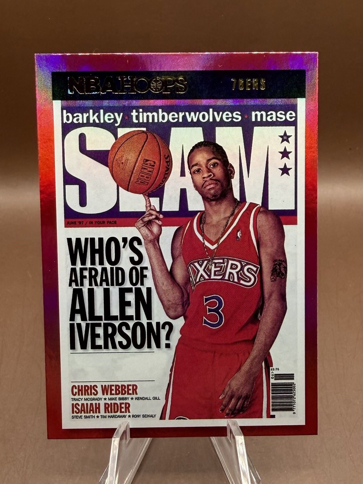 2021-22 Panini NBA Hoops - Slam Allen Iverson #SLAM #18 Holo