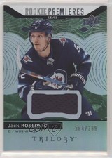 2017 Trilogy Green Foil Jersey /399 Rookie Premieres Level 1 Jack Roslovic g2u