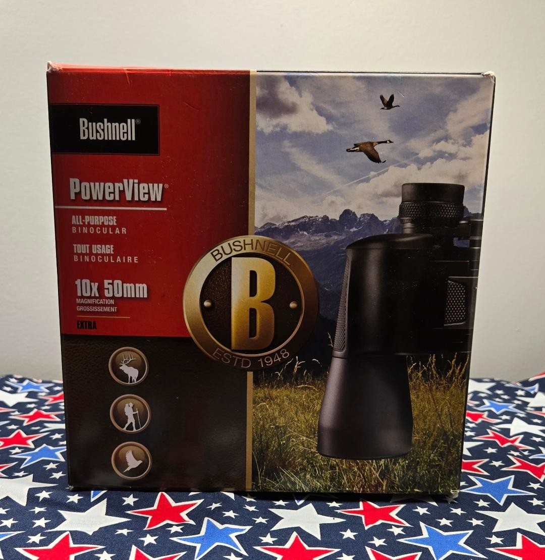 NEW Bushnell PowerView 10x 50mm All Purpose Binoculars