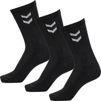 Hummel Basic Socken Socks 3-Pack - Sportsocken, Tennissocken - Schwarz /Gr: 8