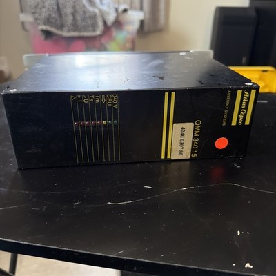 ATLAS COPCO SERVO CONTROLLER QMM 340 15 4240 0307 80 USED QMM34015 4240030780