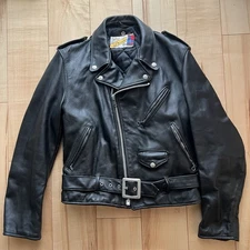 schott 618 perfecto 38 double steerhide leather motorcycle jacket 641 613 118