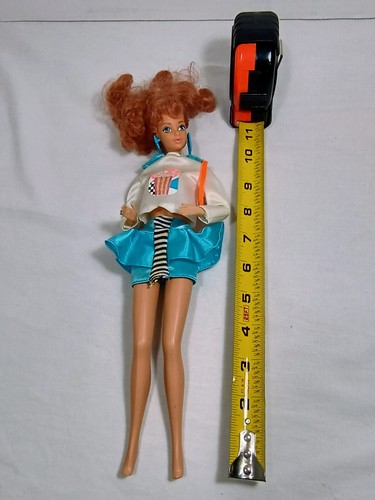 Muñeca vintage 1988 Cool Times Midge, cara de Steffie, pelo rojo y pecas - Barbie - Imagen 6 de 6
