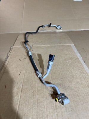 07-15 AUDI Q7 AC AIR CONDITIONING SUCTION HOSE PIPE LINE W/ PRESSURE SENSOR OEM