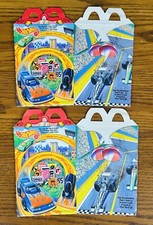 MCDONALDS HOT WHEELS LOTE DE 2 CAJAS HAPPY FOOD 1995 Mattel Box Cars De Colección
