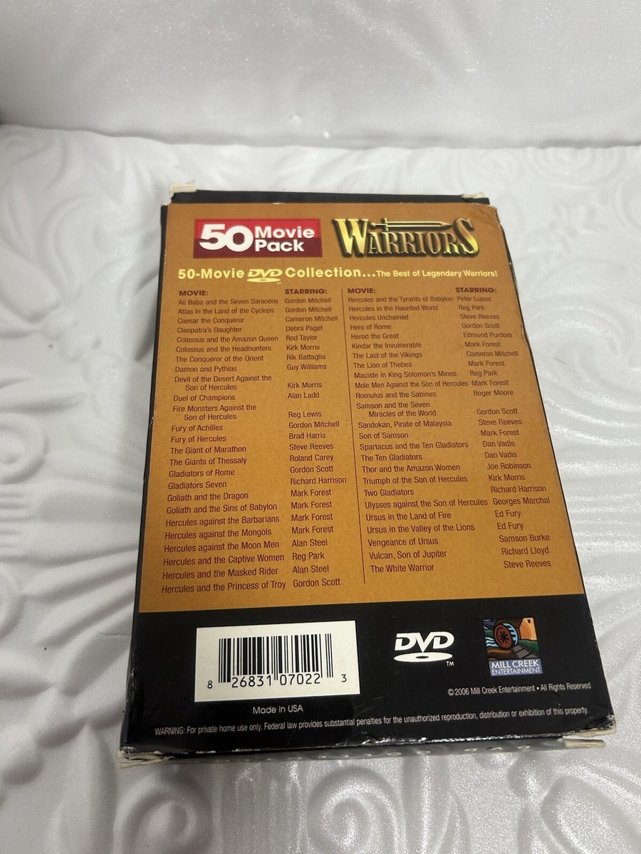 【輸入盤】Warriors - 50 Movie ­MegaPack ［DVD］ Warriors - 50 Movie MegaPack (DVD, 2006, 13-Disc Set