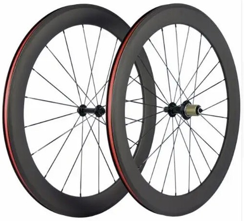 700C Full Carbon Road Bike Clincher Wheelset 38/50/60/88mm Depth Basalt Brake - Picture 10 of 18