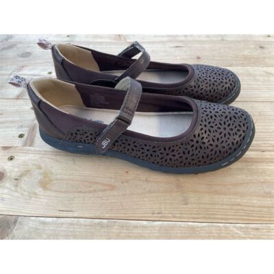 JBU by Jambu Women's Mary Jane Brown Flats Size 7 Memory Foam Casual Shoes