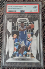 2019 Panini Prizm DP Zion Williamson #64 PSA 9 RC Rookie Card. rookie card picture