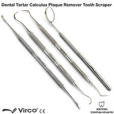 Dental Tartar Calculus Plaque Remover Tooth Scraper Stainless Steel Top Brand