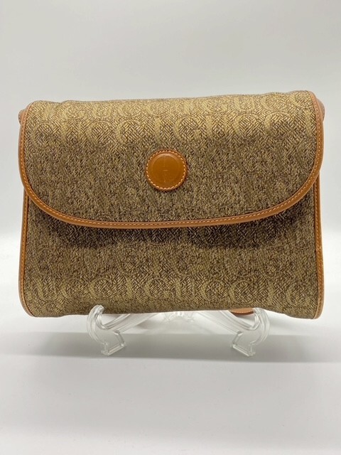 Gucci Vintage Canvas Shoulder Bag Authenticity