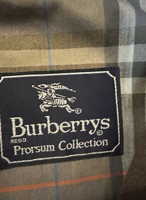Vintage Burberry's Prorsum Collection Trench Rain Coat. | eBay
