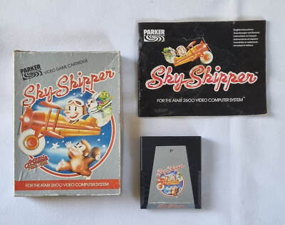 Sky Skipper, Atari 2600 Videospiel, inkl OVP + Anleitung, getestet, PAL
