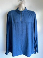 MARINE LAYER Blue Quarter Zip Pullover Top Soft Material Men's Size XL  EUC