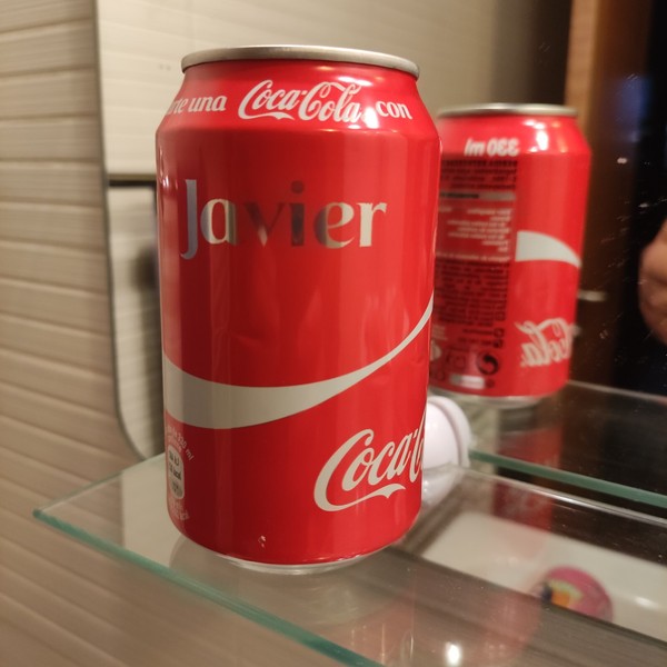 COCA COLA JAVIER VACIA AÑO 2016 (ESPAÑA) (REF 1005)