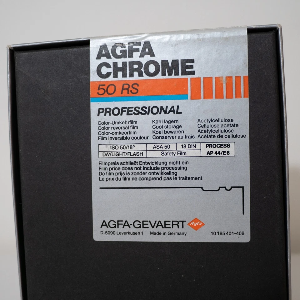 Agfachrome 50 RS Professional Slide Film 4x5" 10 Sheets expired 1987 ISO 50 - Image 3 of 3