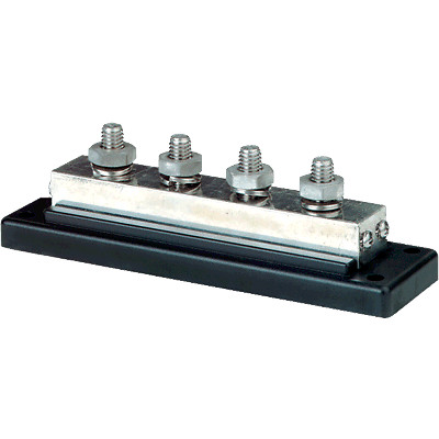 BLUE SEA SYSTEMS BS-2104 Blue Sea Systems PowerBar 600A BusBar with Four 3/8