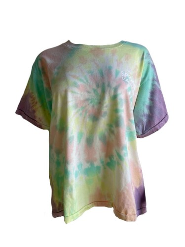 SPRWMN Women's Rainbow Relaxed Fit Lounge T-Shirt Size M NWOT - 第 1/2 張圖片
