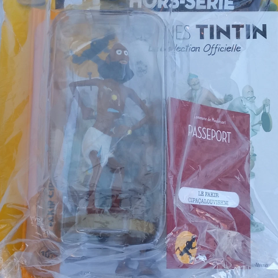 FIGURINE TINTIN N°107 LE FAKIR Moulinsart Collection Officielle - Imagen 2 de 4