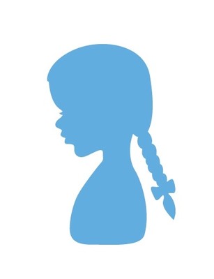 Marianne Design Creatable Silhouette girl with braids 394350
