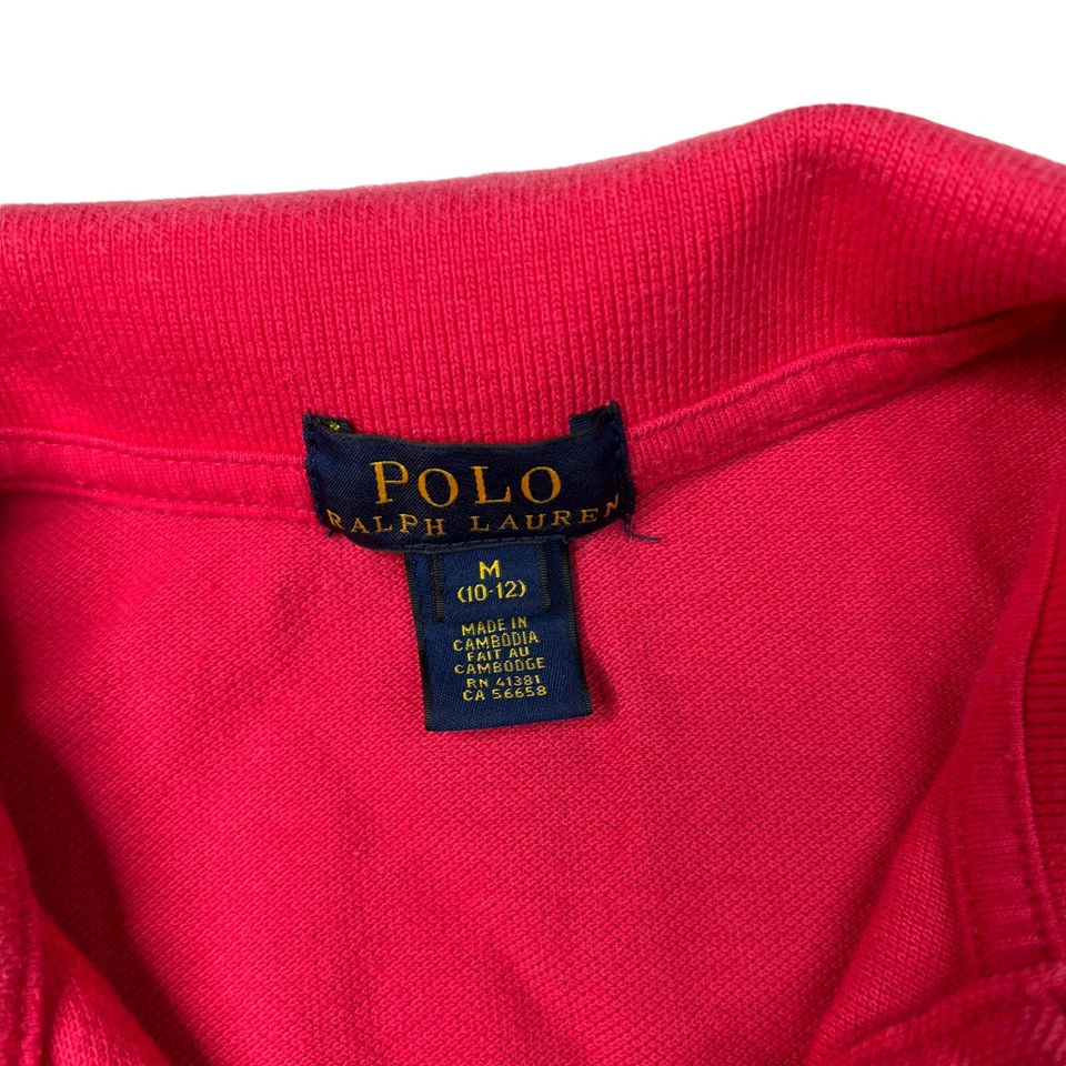 Polo Ralph Lauren Big Pony #3 Polo Rosa Salmón Niños Mediano Foto 4 de 4