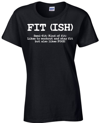 Fitish - Ajuste (ish) Semi-ajuste tipo de ajuste a alguien le gusta la comida damas Camiseta 086 - Imagen 21 de 49
