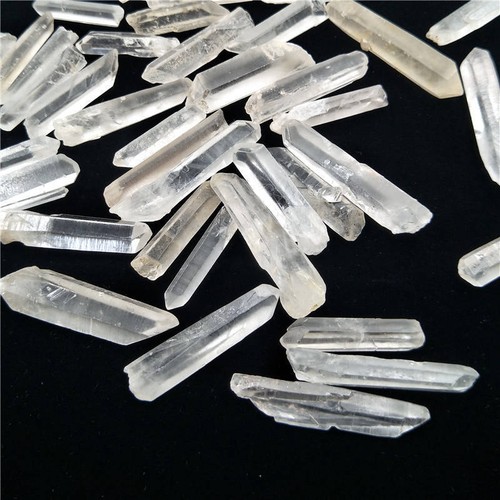 40-60mm Raw Natural Clear Quartz Crystal Stick Wand Chakra Healing Stone Obelisk - Picture 16 of 20