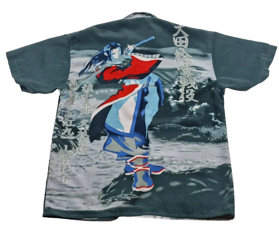 Anime Euro Moda hawaiian shirt Medium - Image 2 of 3