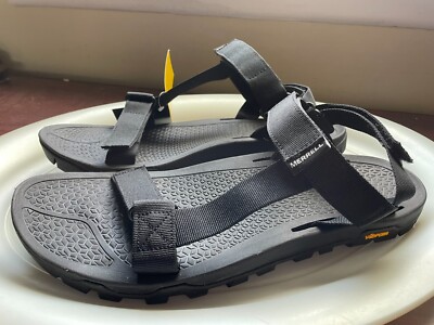 Merrell Men's Breakwater Strap Sandals SHOES SIZE 13 BLACK NEW