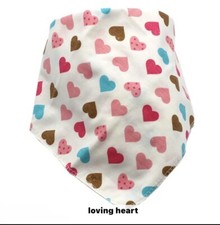 Baby Saliva Towel, Toddler Drool Bandana, Cotton 2 Layer Triangular Scarf