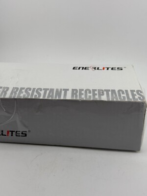LOT of 10 Enerlites Decorator Duplex Receptacle  white 61501-tr-W