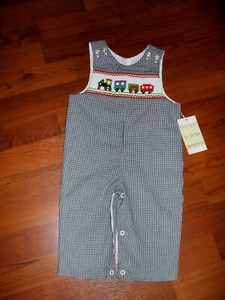 Le Za Me Hand Smocked Christmas Holiday Train Romper Longall Baby Boy 3m Nwt Ebay Le Za Me Hand Smocked Christmas Holiday Train Romper Longall Baby Boy 3m Nwt Ebay