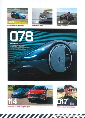 BBC Top Gear Revue #388, Mcmurtry, Lambo , Maserati, Dacia Duster, Oct 2024 - Photo 3 sur 3