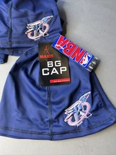 NOS Houston Rockets Nylon-Spandex Maxit BG CAP Skull Workout Cap Made In USA