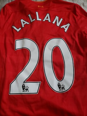 LIVERPOOL AUTHENTIC 2016/17HOME JERSEY LONGSLEEVE LALLANA #20NEW