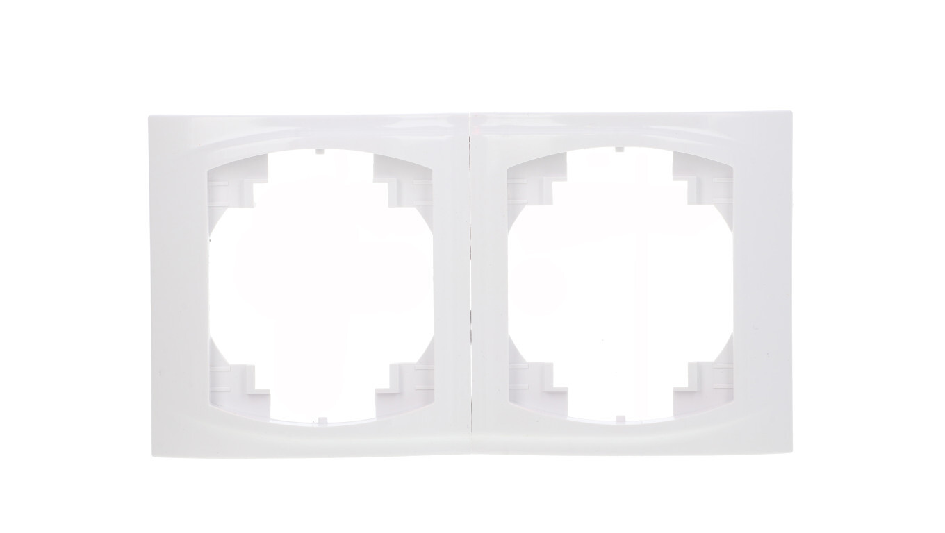 LOGO Double vertical frame white LRV-2 /T2UK