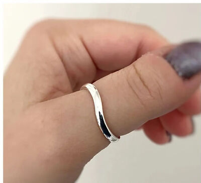 Thumb Band Ring 925 Sterling Silver Handmade Women Jewelry Ring All Size SR322