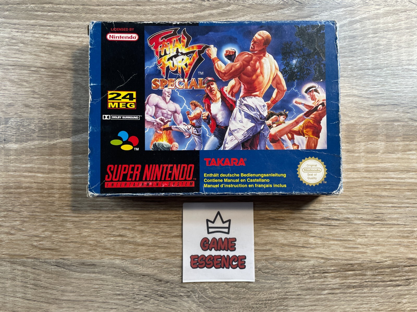 Fatal Fury Special Super Nintendo SNES Complet PAL EUR FRA FAH
