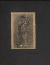 1911 Baseball Bats Candy Box Baseball Card Schulte White Border Chicago Cubs