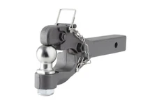 Bulldog Pintle Hook & Ball Combination Ball Mount, 2-5/16" Ball, 2" Receiver