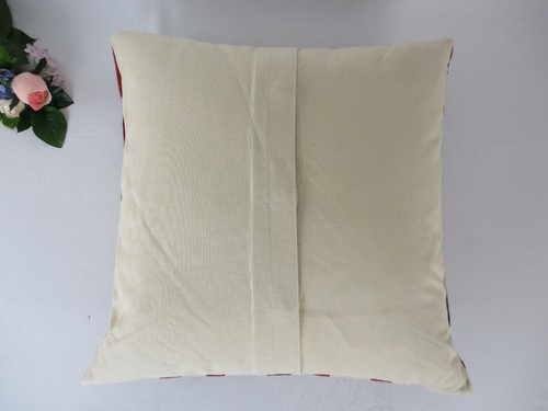 Pottery Barn "Autumn" Embroidered 18" Cotton Pillow Cover + P.B. Feather Insert - Picture 5 of 13