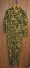 Vintage Camo Hunting Coveralls Weaterite Deluxe Cotton Size Medium
