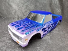 CUSTOM PAINTED RC TRUCK BODY KRATON 6S TRAXXAS REVO T/E MAXX CHEVY C10 LOSI LMT